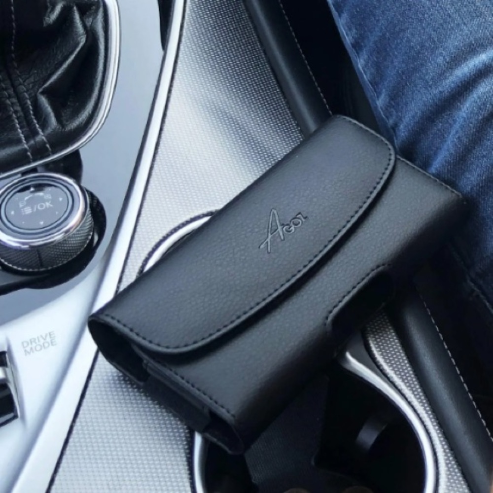 Agoz Leather Belt Pouch for Kyocera DuraForce Pro